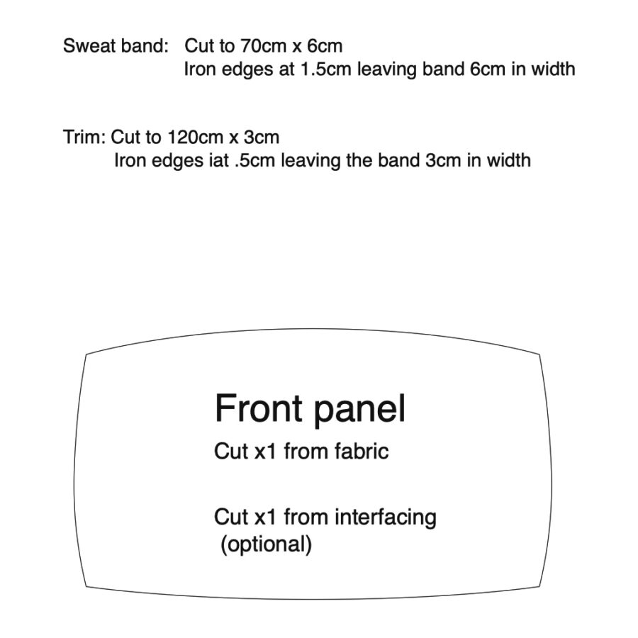 5-Panel hat sewing template - Image 4