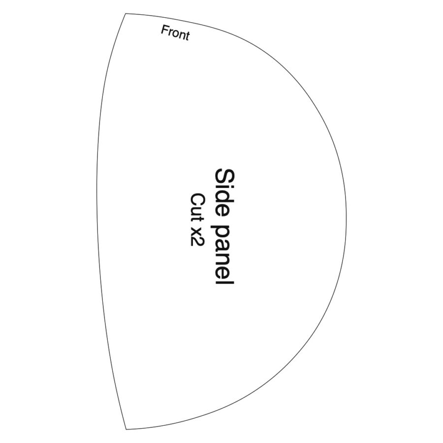 5-Panel hat sewing template - Image 5